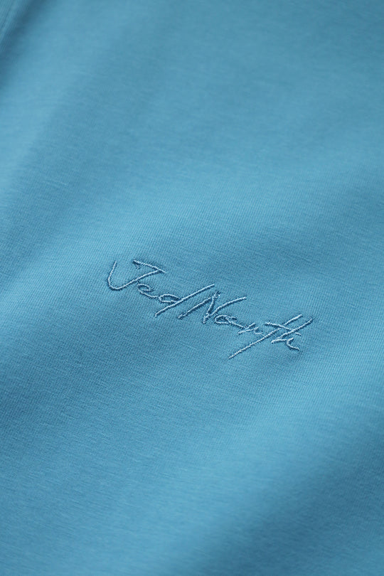 Premium Stretch Button-Up Shirt - Light Teal