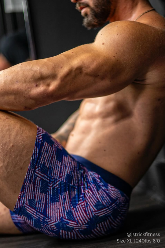 Men's Boxer Briefs - USA Flag