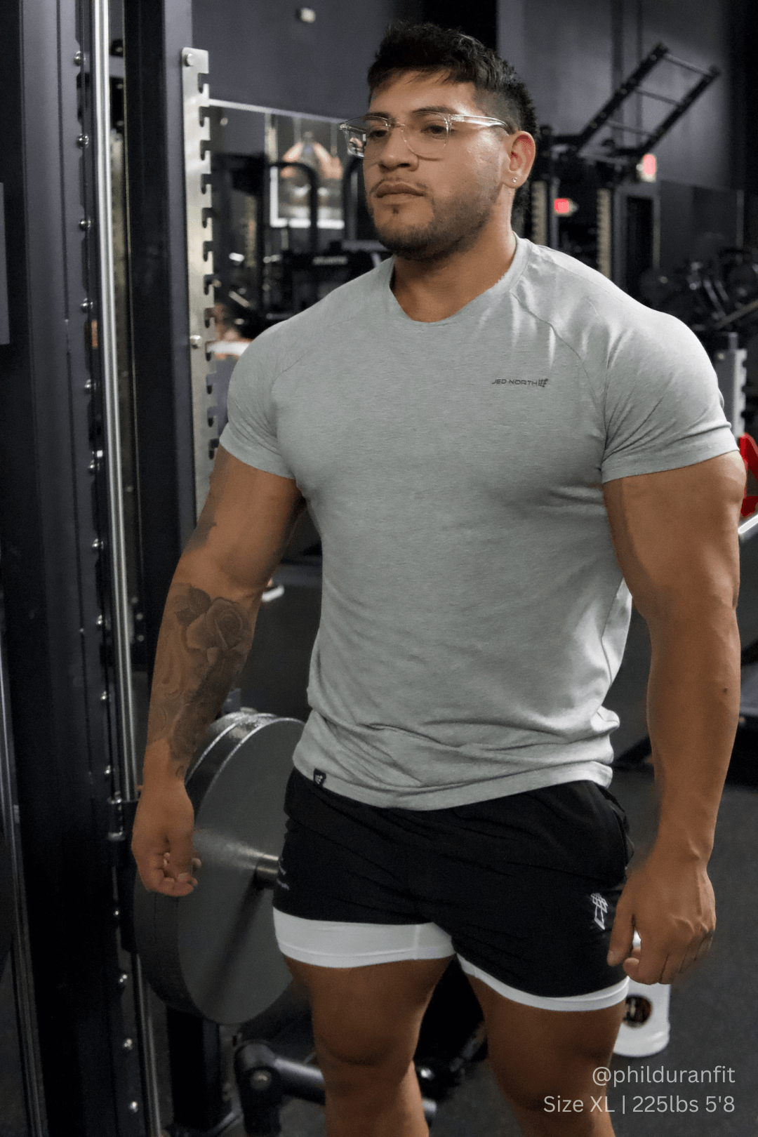 Titan 2.0 Muscle-Fit T-Shirt - Heather Gray
