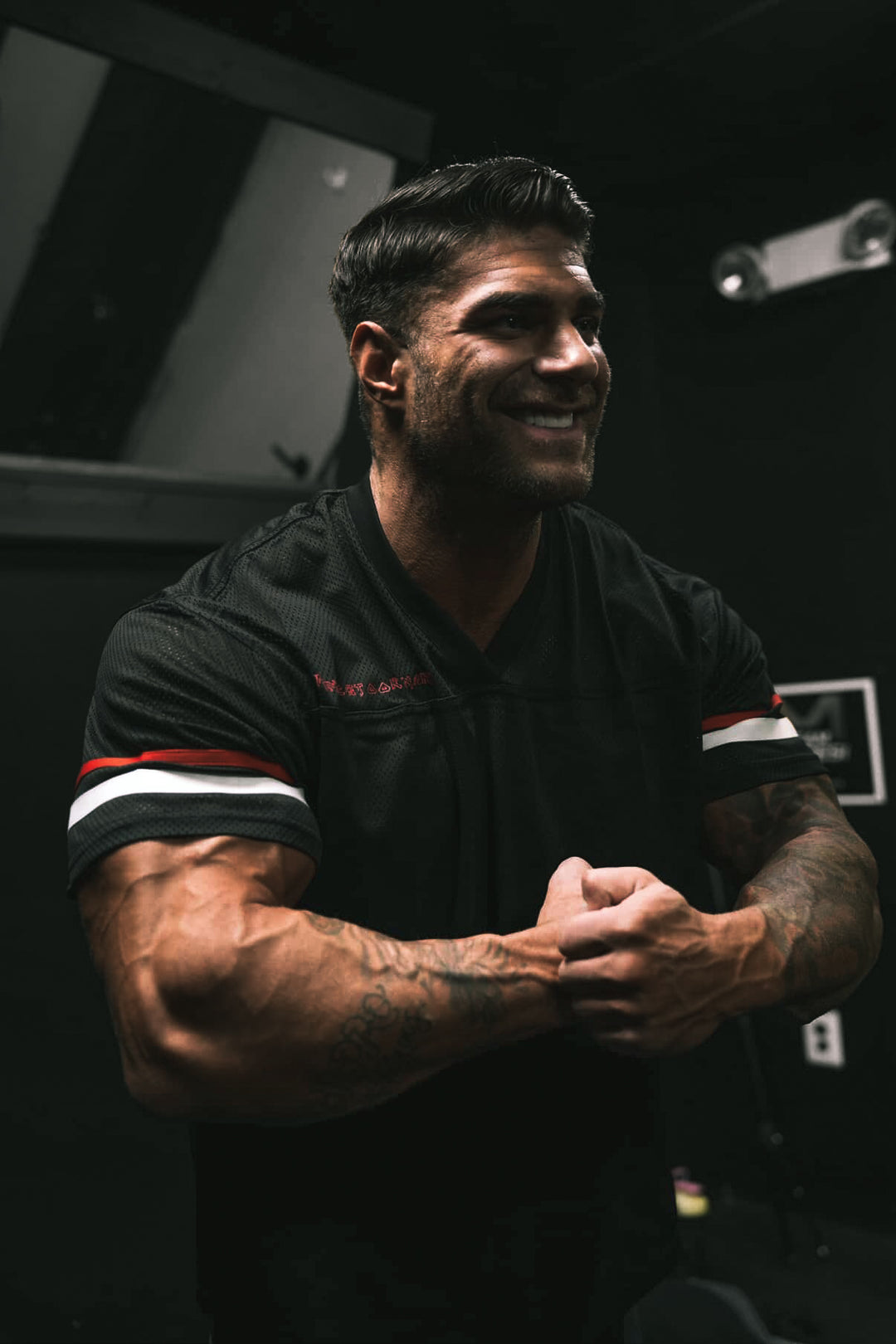 Jed North Warrior V-Neck Jersey - Black