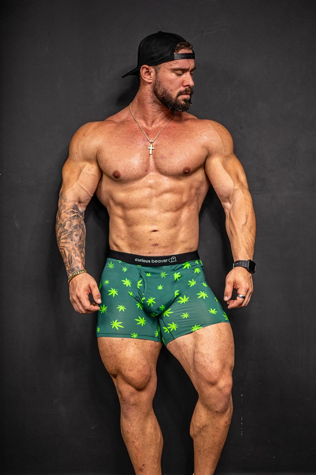 Men's Boxer Briefs - Weed