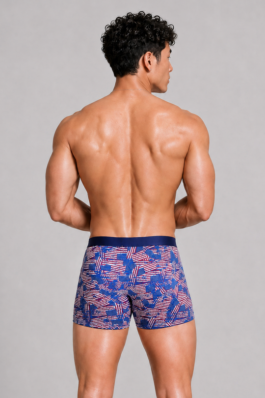 Men's Boxer Briefs - USA Flag