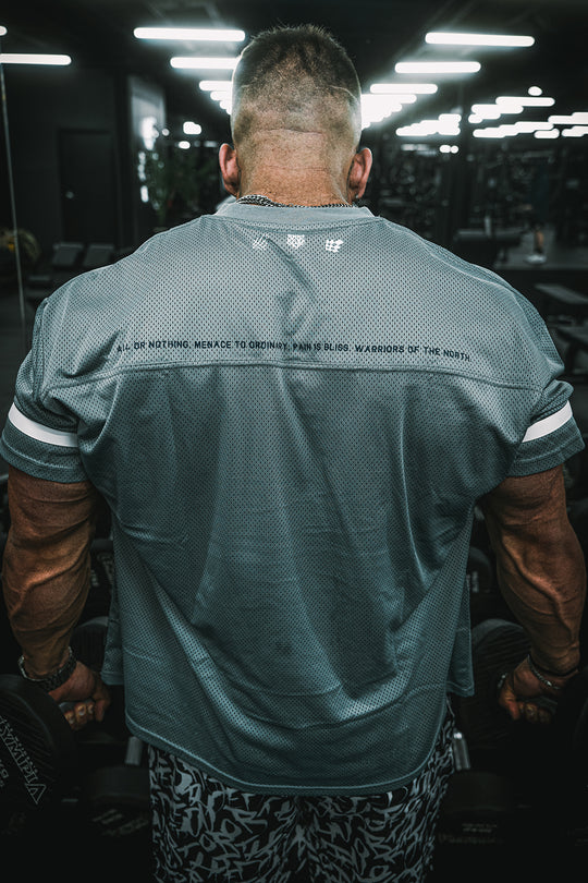 Jed North Warrior V-Neck Jersey - Gray