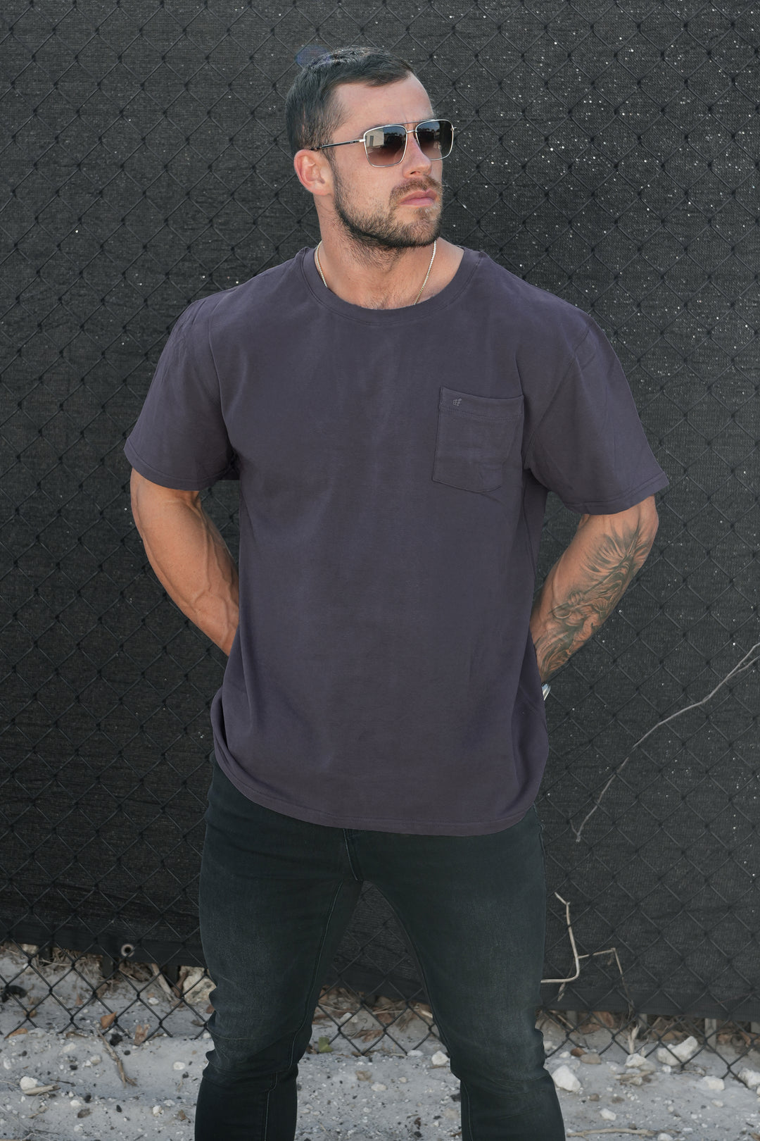 Classic Premium Pocket T-Shirt - Dark Gray