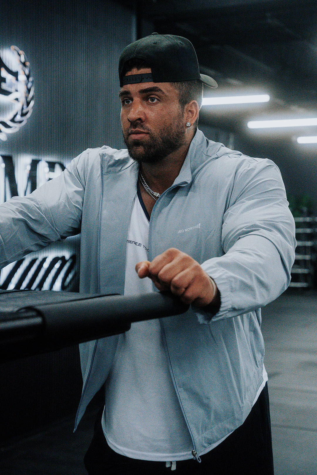 Athletic Training Jacket - Silver