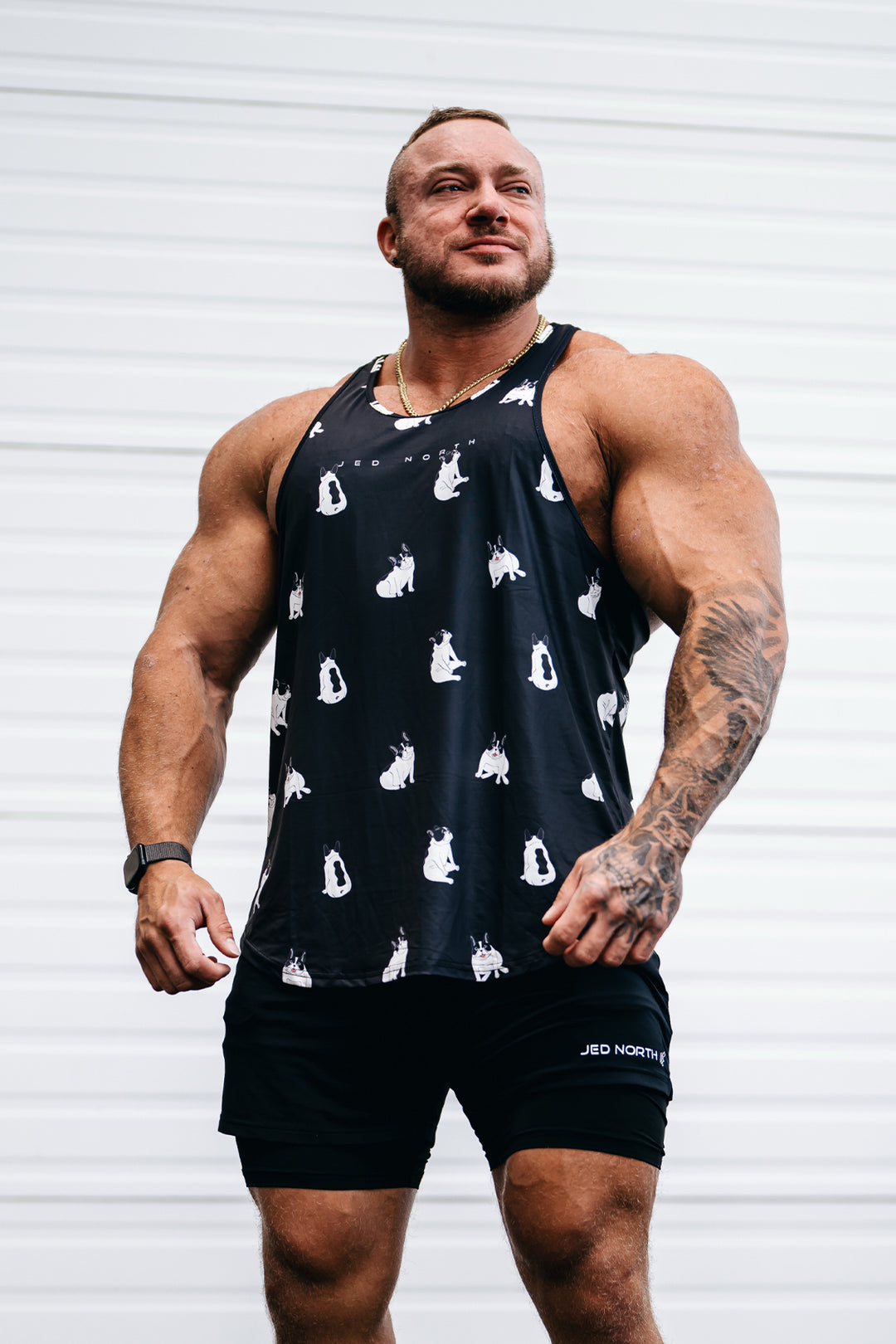 Graphic Muscle Stringer - Bulldogs