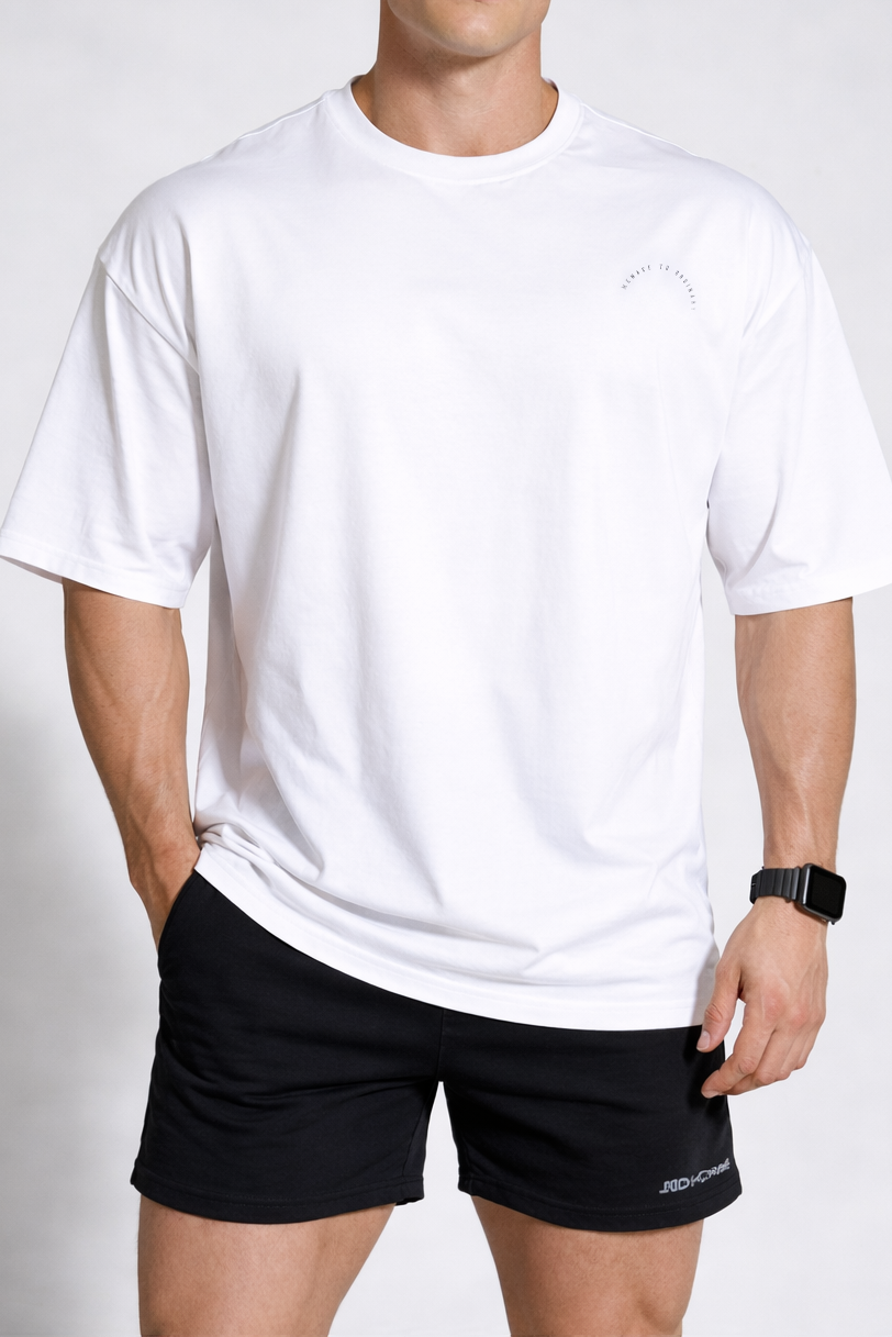 Energy Oversized T-Shirt - White Menace to Ordinary