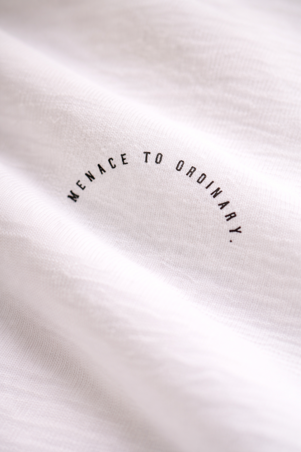 Energy Oversized T-Shirt - White Menace to Ordinary