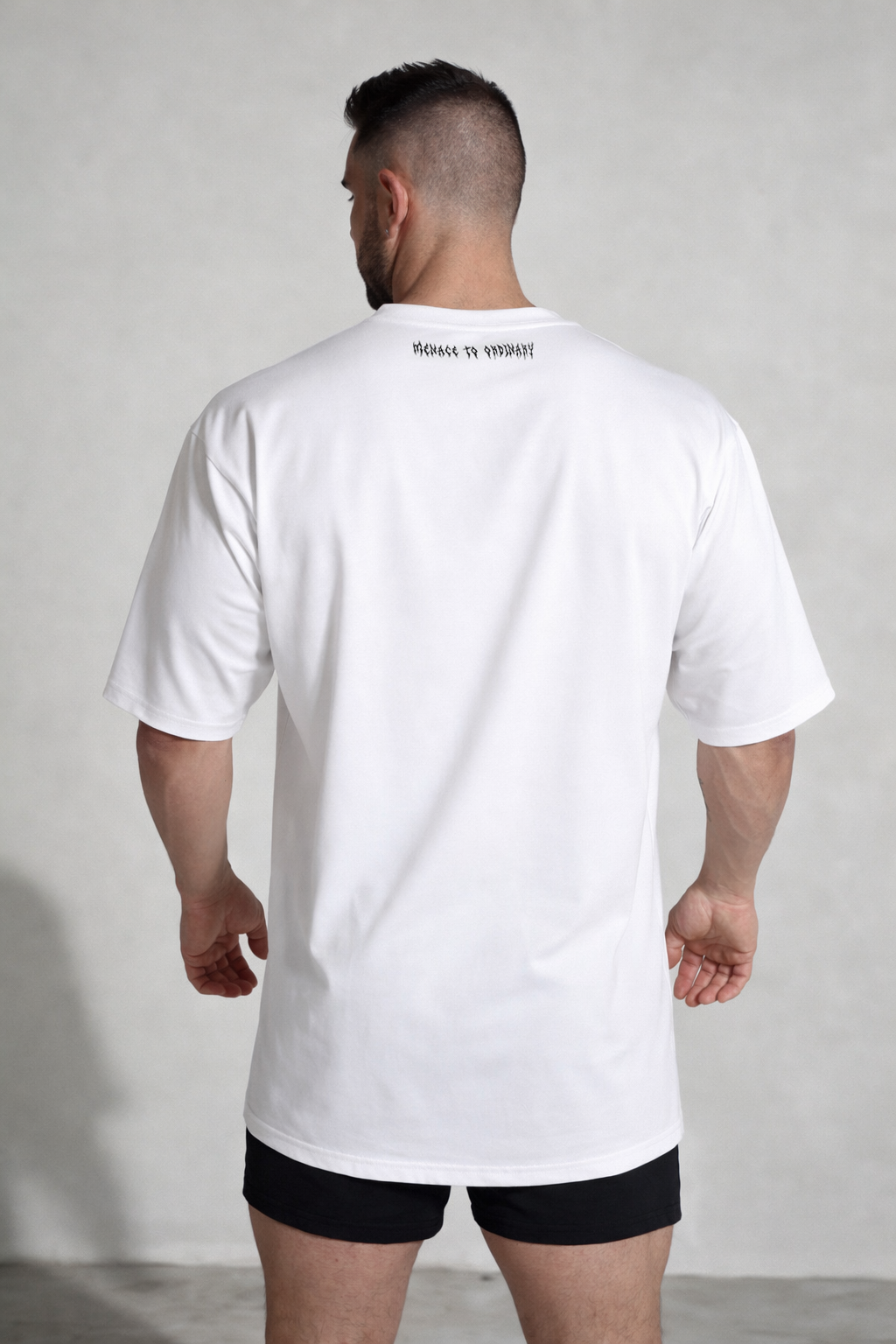 Energy Oversized T-Shirt - White Menace to Ordinary