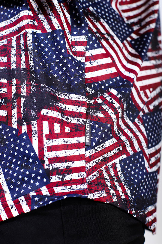 Graphic Muscle Stringer - USA Flag