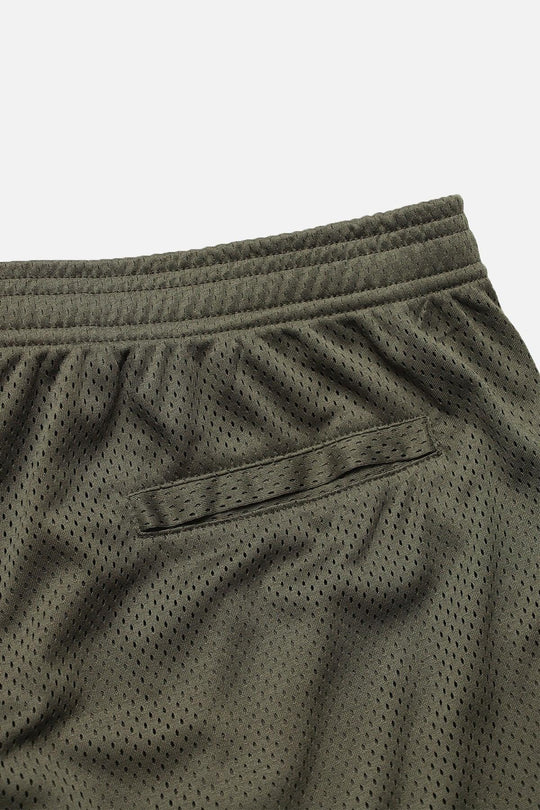 Jersey Mesh 7.5" Gym Shorts - Olive