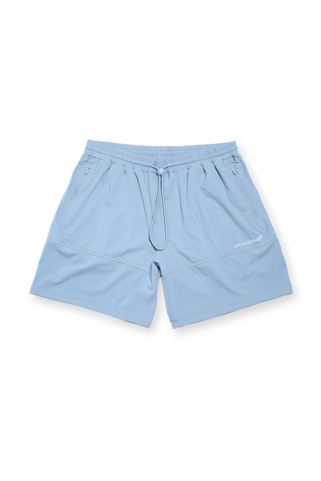 Fortis Zip Pocket Athletic Shorts - Light Blue