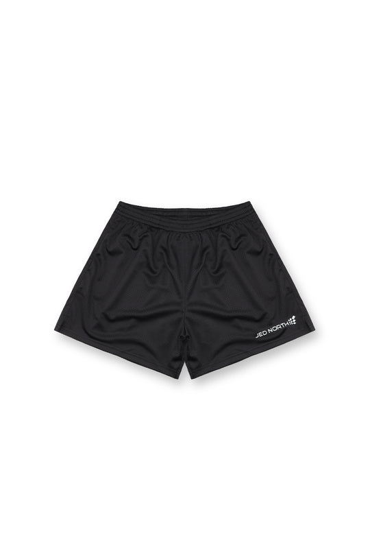 5" Double Layer Mesh Basketball Shorts - Black