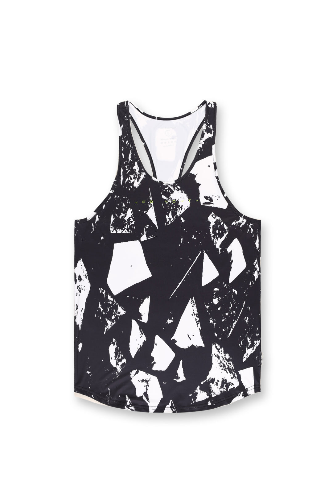 Graphic Muscle Stringer - Abstract Black