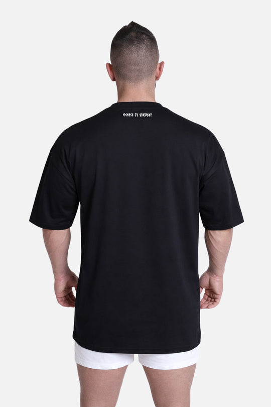 Energy Oversized T-Shirt - Black Menace to Ordinary
