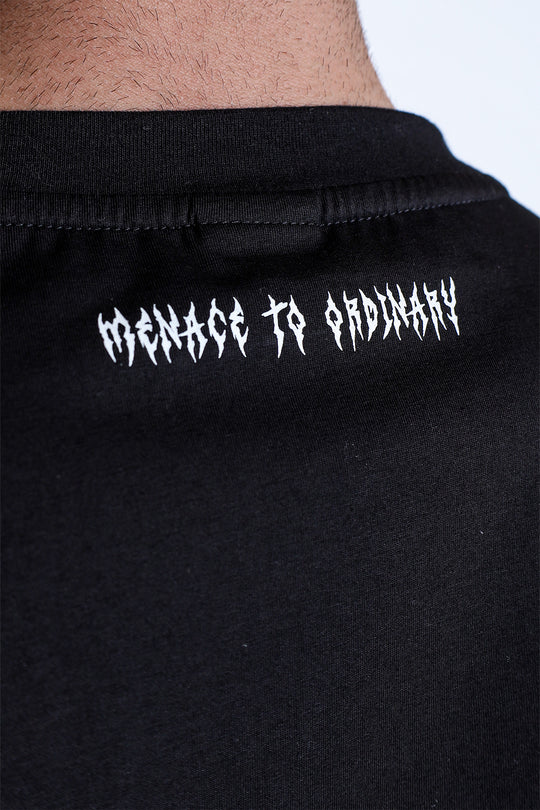 Energy Oversized T-Shirt - Black Menace to Ordinary