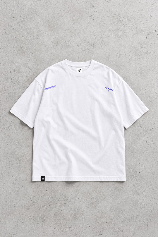 Energy Oversized T-Shirt - Humble Logo White