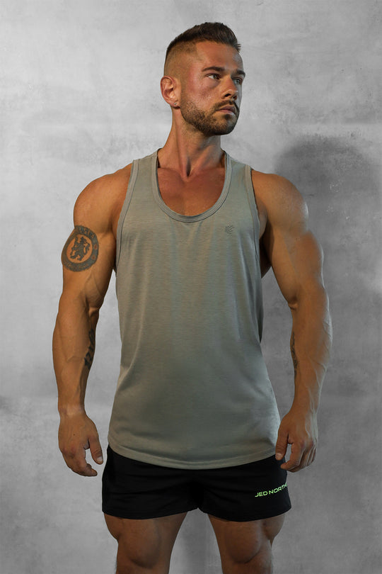 Vital Raw-Hem Tank Top 2.0 - Gray