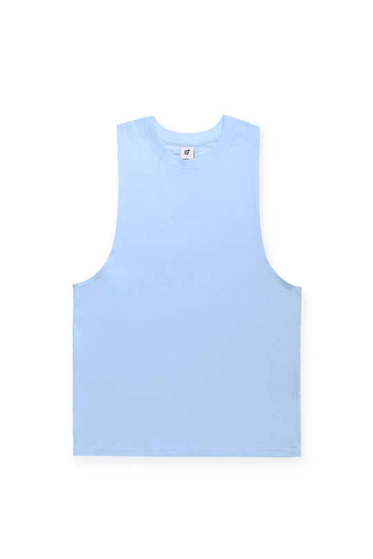 Men's Sleeveless Training Tee - Blue