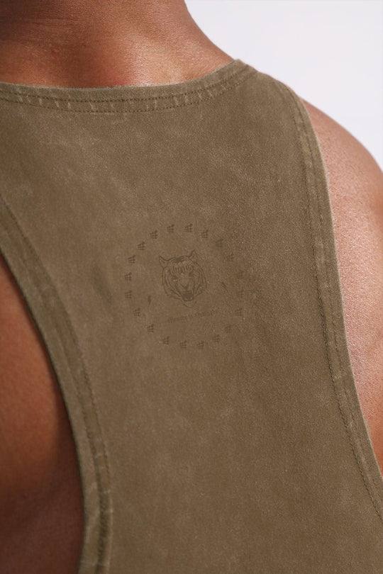 Classic Vintage Washed Racerback Stringer - Hunter Green