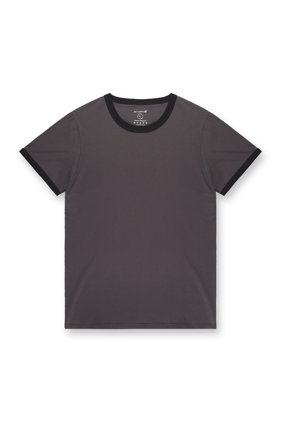 Muscle-Fit Ringer T-Shirt - Stone Gray