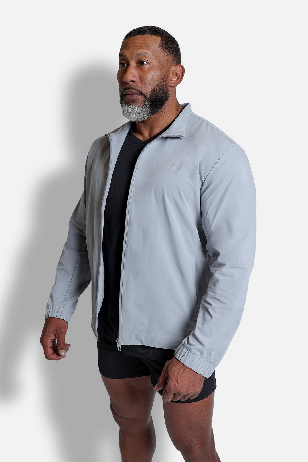 Full-Zip Training Jacket - Silver