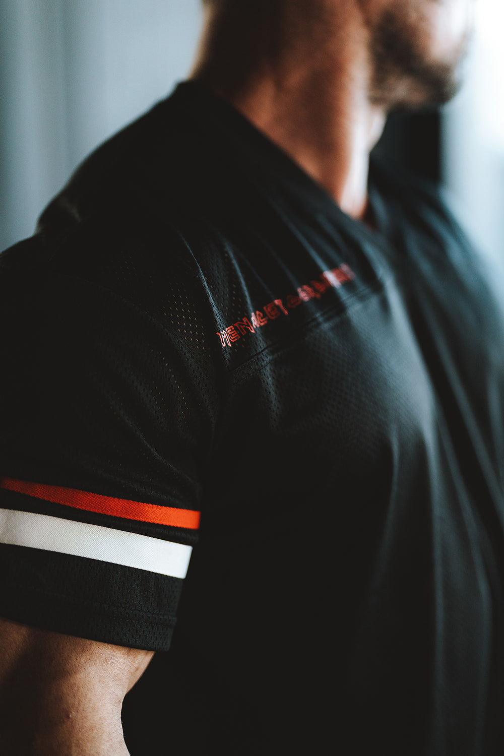 Jed North Warrior V-Neck Jersey - Black