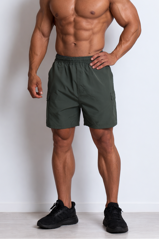 Trek 4.5" Cargo Shorts - Dark Olive