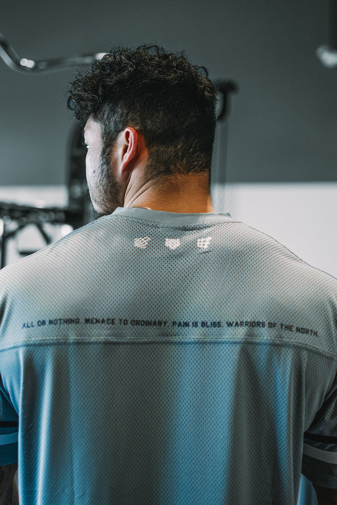 Jed North Warrior V-Neck Jersey - Gray