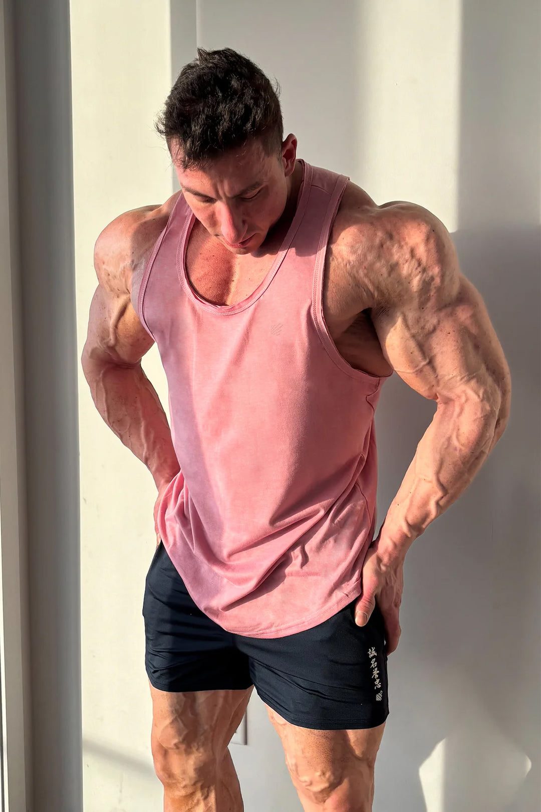 Vital Raw-Hem Tank Top 2.0 - Salmon Pink