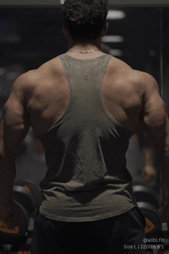 Classic Vintage Washed Racerback Stringer - Hunter Green